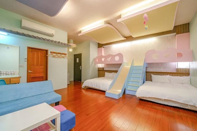 Family Quadruple Room, 2 Double Beds, Ground Floor
