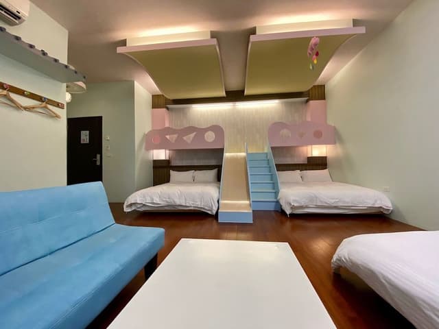 Family Quadruple Room, 2 Double Beds, Ground Floor