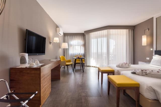 Double or Twin Room with Side Sea View