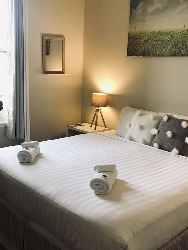 Basic Double Room, 1 Queen Bed, Shared Bathroom