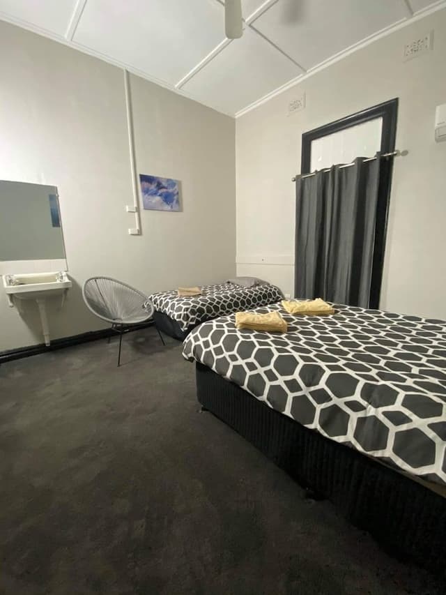 Large Superior Twin, Shared Bathroom