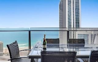 เซิร์ฟเฟอร์สพาราไดซ์ เซ็นทรัล ลักชัวรี 2 ห้องนอน วิวทะเล (Surfers Paradise Central Luxury 2 Bedroom Seaview)1