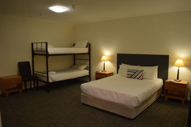 Queen Bed plus Single Bed Room