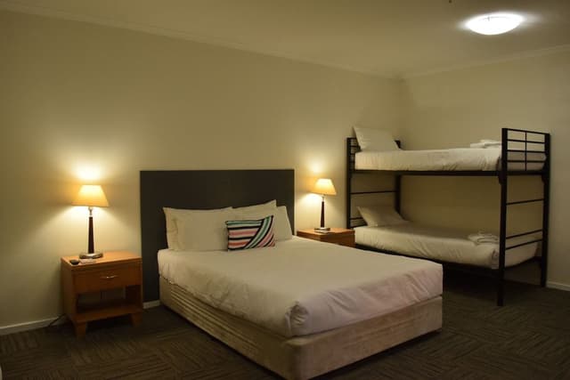 Queen Bed plus Single Bed Room
