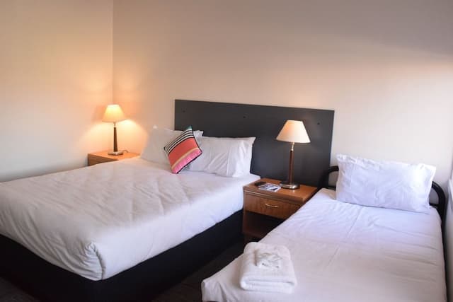 Queen Bed plus Single Bed Room