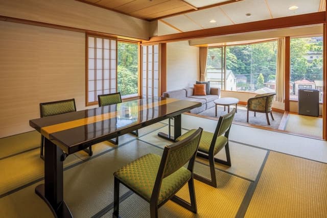 Kisaku River View Japanese-Style Room with Private Open-Air Bath - Onsen
