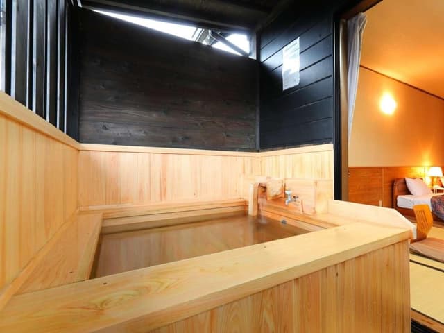 Japanese-Western Style Room with Open-Air Bath