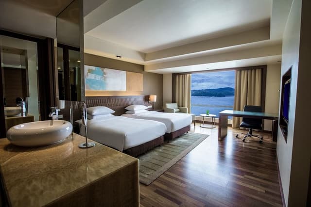 Club Room, 2 Twin Beds, Sea View