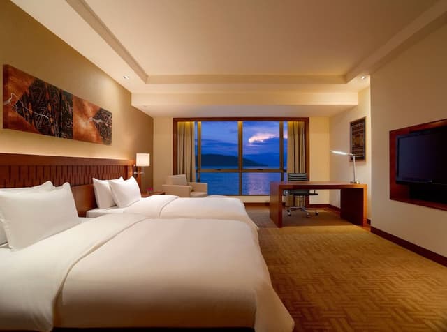 Club Room, 2 Twin Beds, Sea View