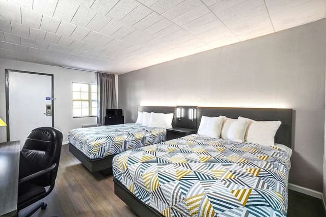 Standard Room, 2 Queen Beds, Smoking, Refrigerator & Microwave