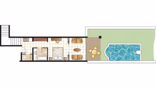 Junior Suite Fronte Mare con Piscina Privata