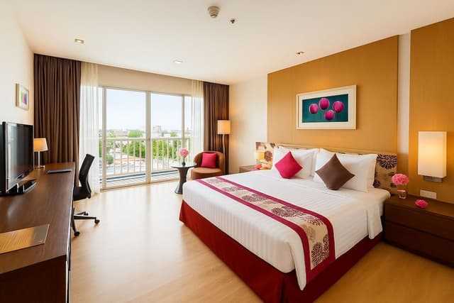 Deluxe King Room with Balcony