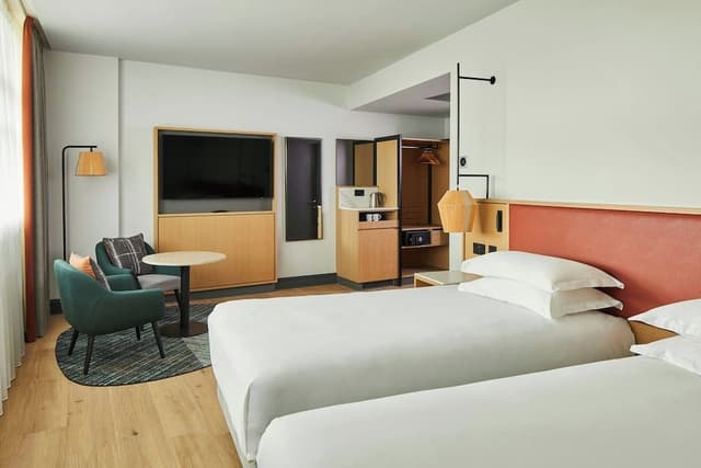City View Deluxe Double Double Room, 2 Double beds