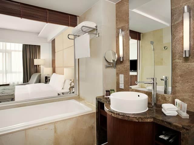 1 King 1 Bdrm Ste Living lounge Access