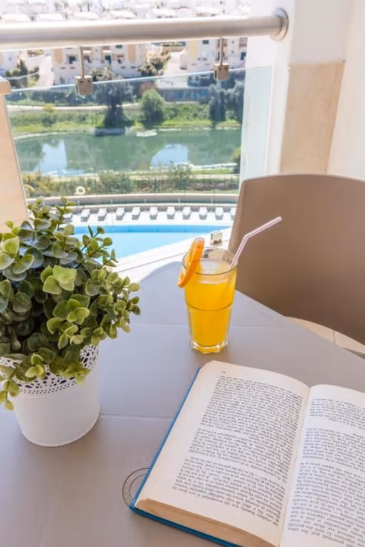 One-Bedroom Apartment with Pool View