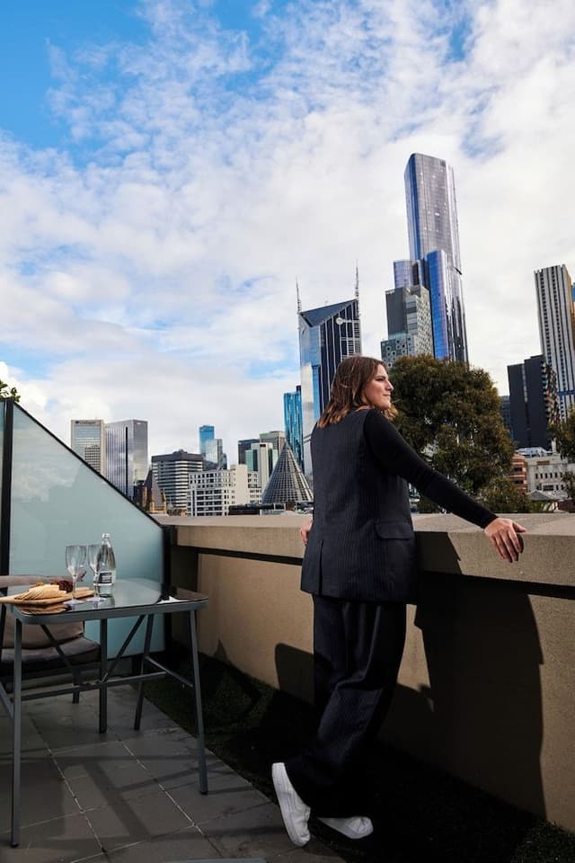 Queen Ensuite Room with Balcony and City View