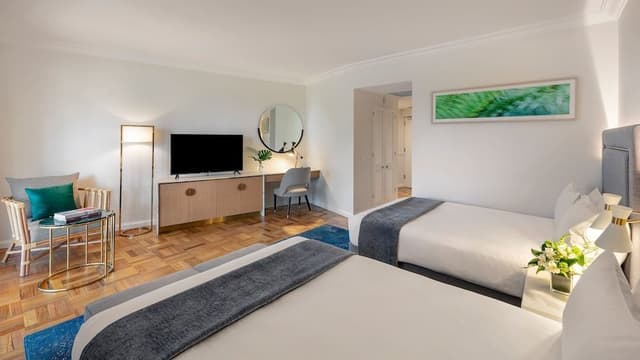 Classic Room, 2 Double Beds, Lagoon View