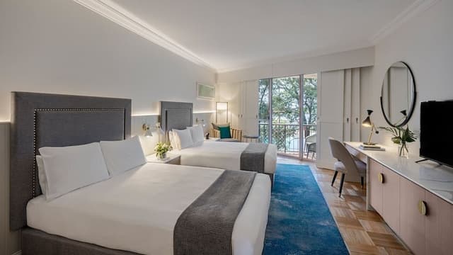 Classic Room, 2 Double Beds, Lagoon View