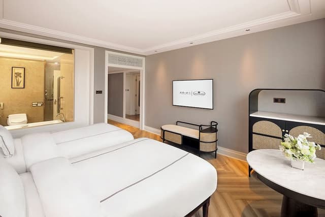 Deluxe twin bed room, Garden View