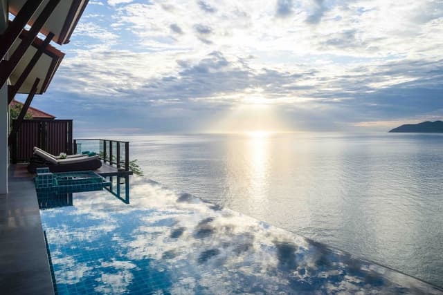 Three Bedroom Oceanview Pool Villa