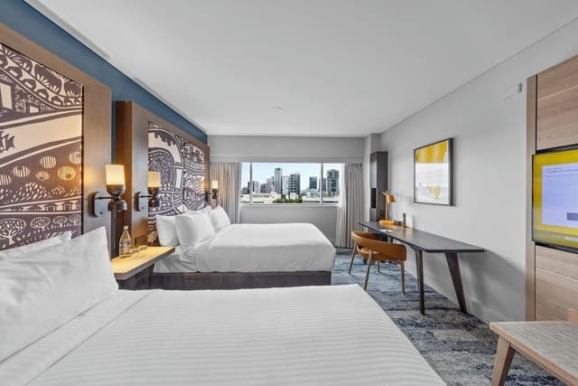 Standard Room, 2 Double Beds, River View