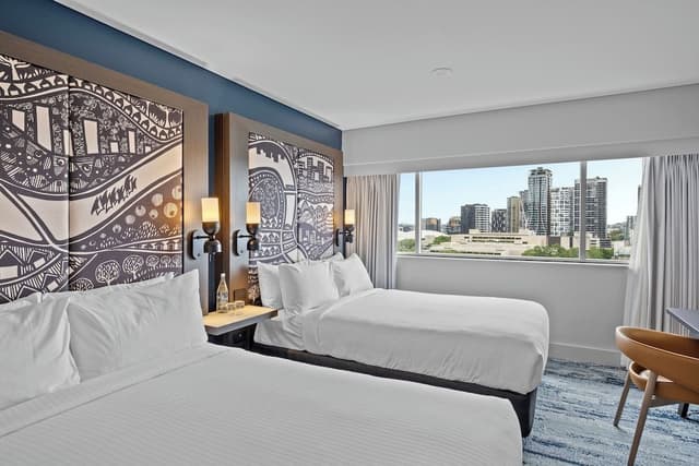 Standard Room, 2 Double Beds, River View