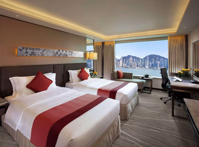Classic Room, 2 Twin Beds (Victoria Harbour View)