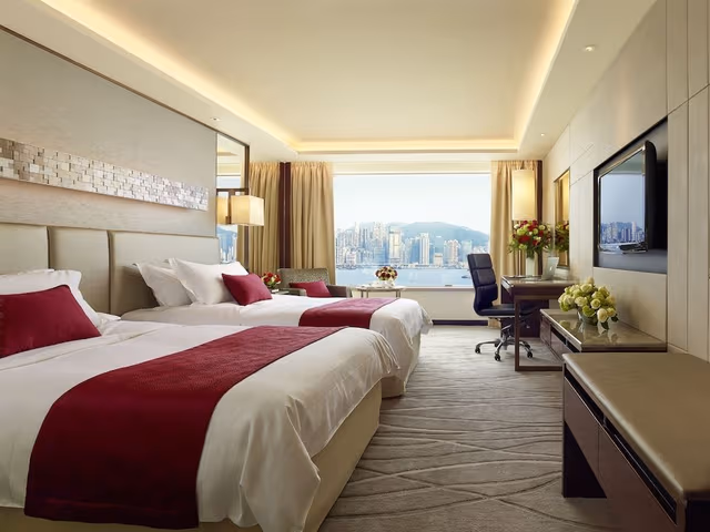 Classic Room, 2 Twin Beds (Victoria Harbour View)