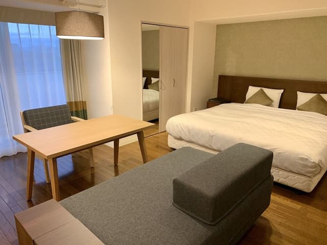 Deluxe King B (Shower Booth, Bed Size 200cm, Sofa Bed, Non-smoking, Maximum occupancy: 3 people)
