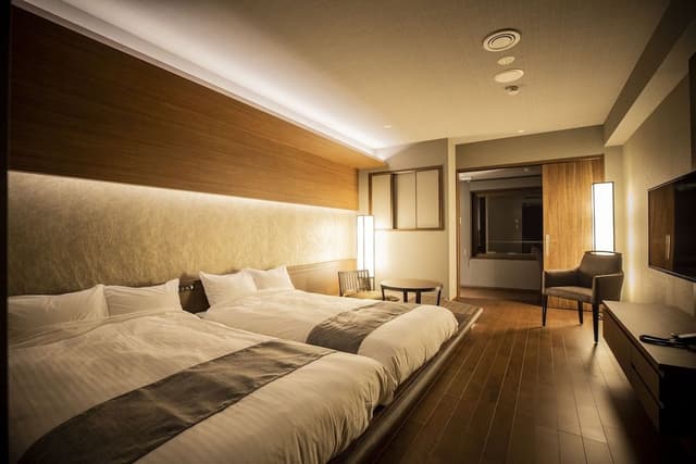 Deluxe Twin Room, Open-Air Bath and Ocean View - Non Smoking