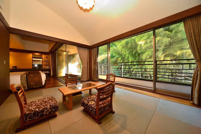 Japanese Style Room with Private Hot Spring, Bamboo Forest View, (rocca, AYUMI), Non-Smoking