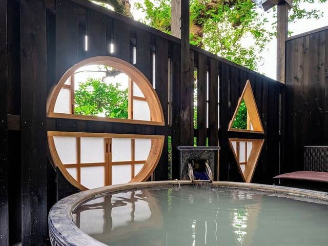 Japanese-Western Double or Twin Room 35 Sqm, Non Smoking(Guest room with open-air bath)