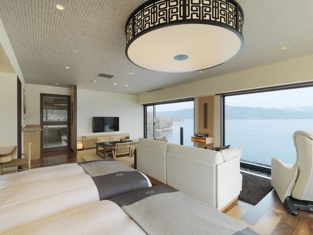 (BEKKAN) Panoramic View Corner Room with Onsen Bath & Premium Kaiseki Dinner, Non Smoking