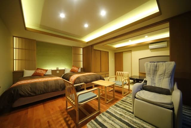 Standard Room with Open-Air Bath and Tatami Area - A - Hanayoshi Area (Allergy/Vegan option N/A)