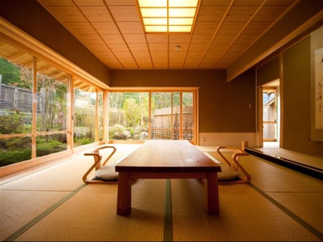 Ooyama Japanese Western Style Room with Open-Air Bath