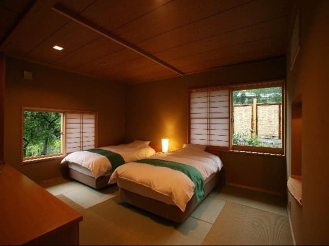 Ooyama Japanese Western Style Room with Open-Air Bath
