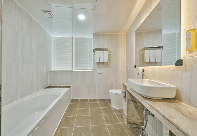 Deluxe Twin with Partial Sea View