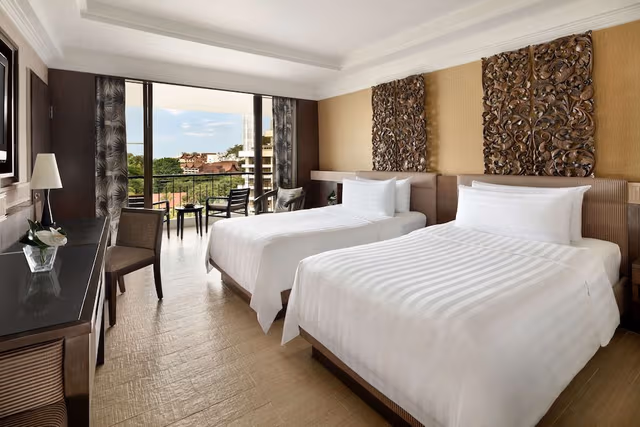 Executive Room, 2 Twin Beds, Sea View