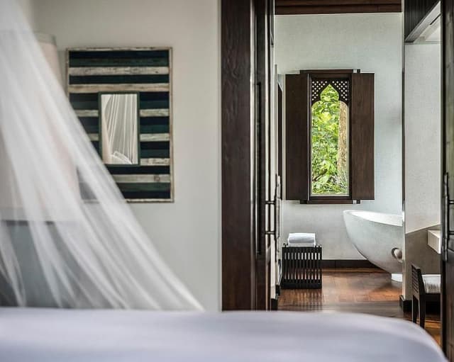 Family Pool Villa with one king and two twin beds