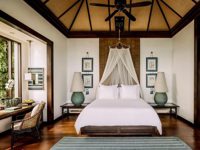 Family Pool Villa with one king and two twin beds