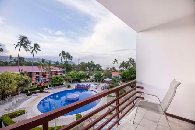 2 Double Beds, Non-Smoking, Flat Screen Television, Balcony, Pool View, All Inclusive(Breakfast Lunch Dinner Snacks), High Speed Internet Access