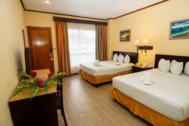 2 Double Beds, Non-Smoking, Superior Room, Continental Breakfast