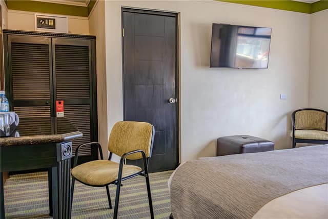 1 King Bed, Non Smoking Room, High Speed Internet Access, Coffee Maker, Iron And Ironing Board, Hairdryer, Continental Breakfast