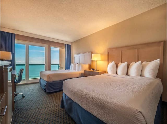 Room, 2 Double Beds, Oceanfront, Balcony