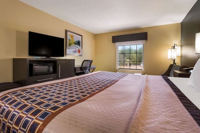 Standard Room, 1 King Bed, Non Smoking, Refrigerator & Microwave