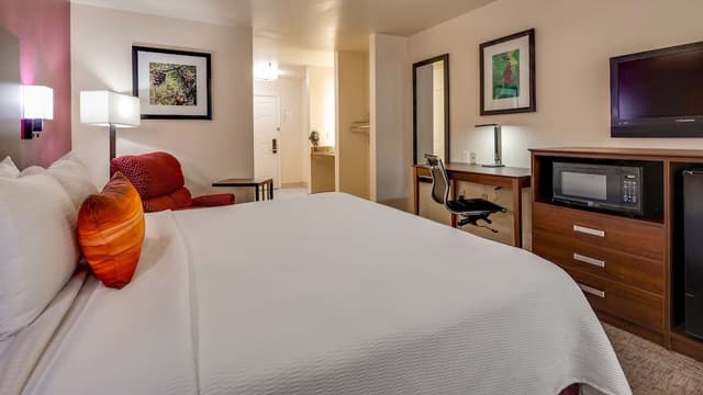 Standard Room, 1 King Bed, Accessible, Refrigerator & Microwave