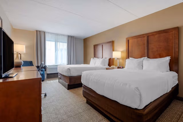 Standard Double Room, 2 Double Beds, Non Smoking