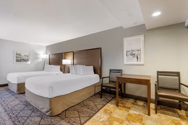 Standard Room, 2 Queen Beds, Accessible, Non Smoking (Walk-in Shower, View)