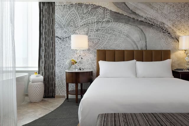 The Grand Den Mobility-Accessible Suite with Roll-In Shower