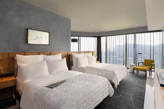 Club Room, 2 Double Beds